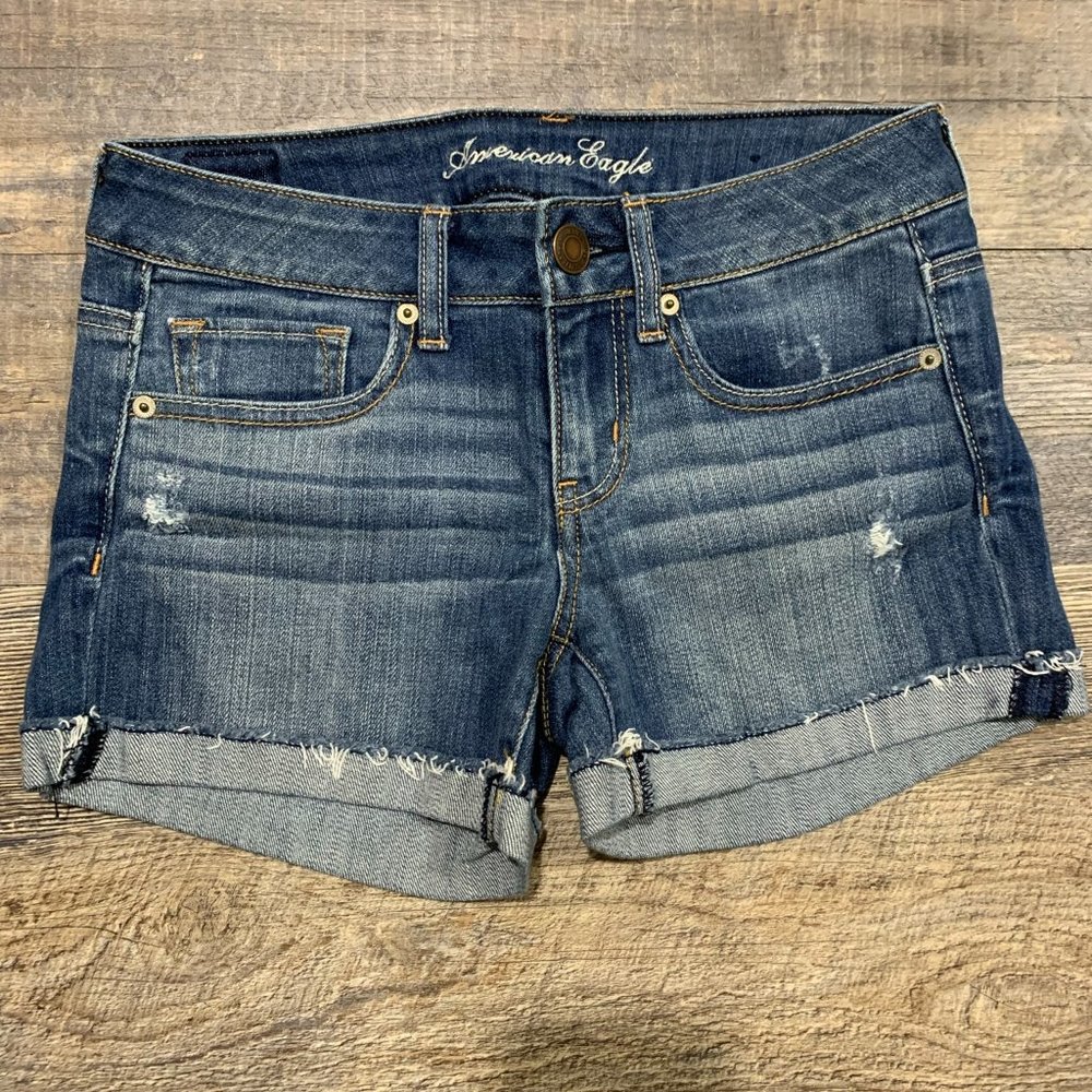 AE American Eagle Denim Jean Shorts - Size 2 - Great condition - Worn Once
